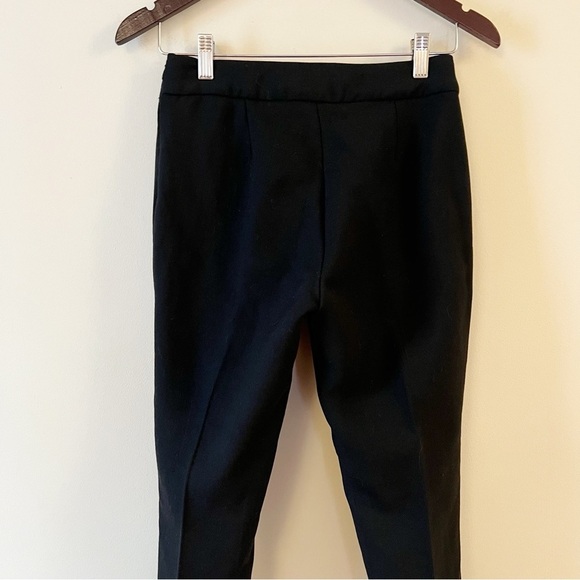 Kate Spade Black Ponte Pants Zipper Pockets Ankle Fit Size 0 Business Casual - Picture 6 of 8